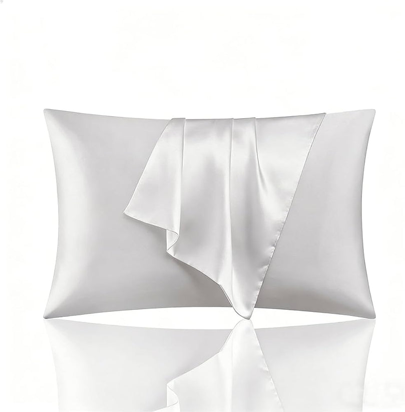 Federa in Seta Bianca Anticrespo – 50x80 cm