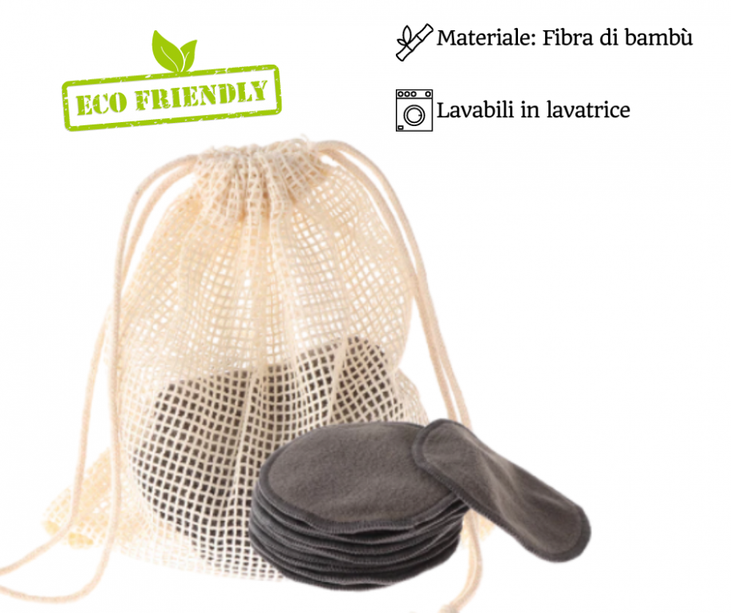 Dischetti struccanti lavabili in bambù